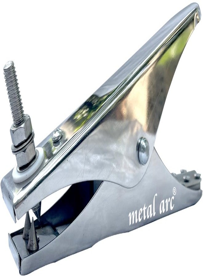 مشبك ثابت احترافي من نوع التمساح من شركة Metal Arc حاصل على علامة ISI، مناسب لصناعة النفط والدهانات والبترول (ECH601SSP، عبوة من 5 قطع) - Image 3